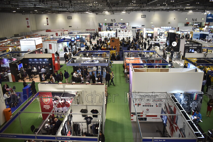 Overview at an exhibition 
 Event held at Excel in London, An overview of the hall 
 Keywords: exhibition, excel, london, event photographer, event,