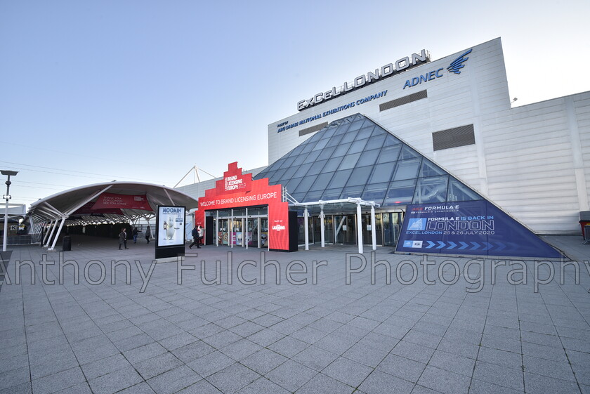 Excel London 
 Front of Excel London 
 Keywords: excel, london, excel london, exhibition, exhibition centre, event, event photography,