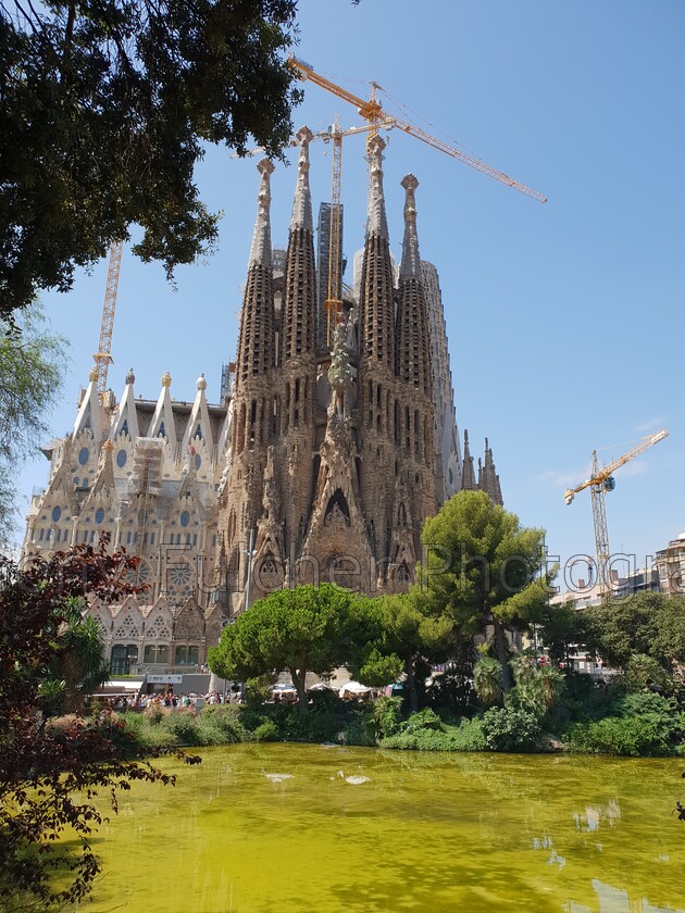 Catherdral in barcelon 
 Barcelona catherdral, will it ever be finished?. 
 Keywords: barcelona, catherderal, spain, church, construction,