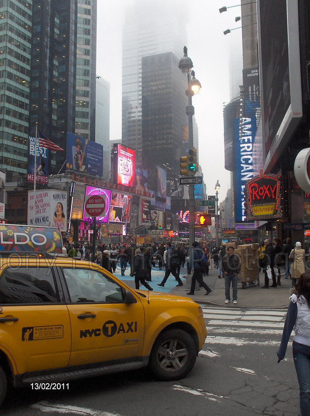 HPIM4553 
 General images from New York 
 Keywords: NYC
New York
Big Apple
Time Square
Broadway
Skyscraper
Yellow cab
Taxi
General