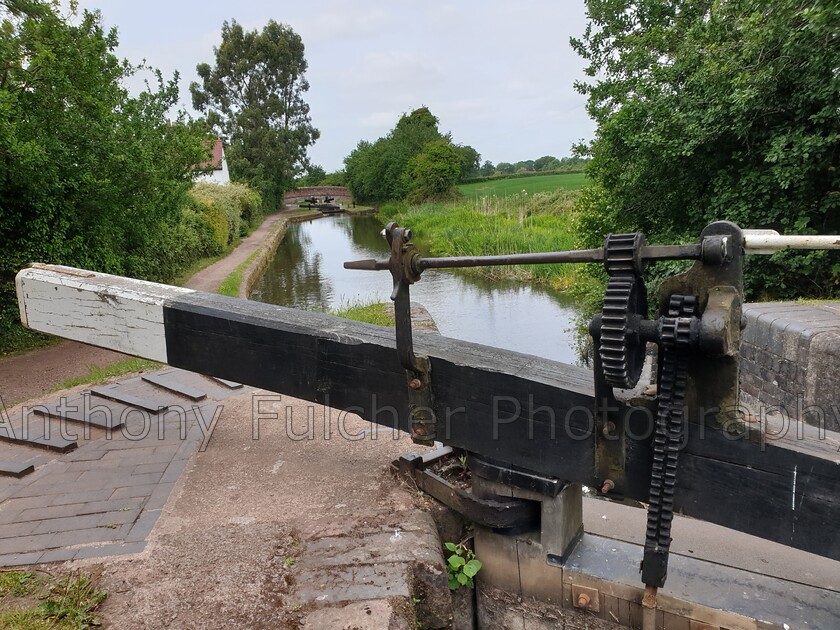 Lock 
 Lock on the Bromsgrove canal system in Worcestershire, UK. 
 Keywords: Lock, canal, holiday, Barge, boating,