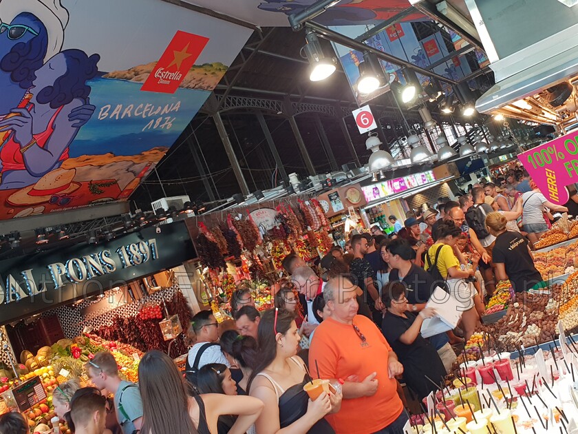 Market 
 Las Ramblas market in Barcelona 
 Keywords: Barcelona, catherdral, spain, street, urban,