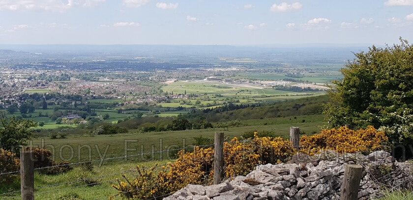 View from Cleeve Hill - Gloucestershire 
 A view looking back towards Worcestershire from Cleeve Hill 
 Keywords: cleeve hill, hiking, walkers, landscape, peaceful, view, worcestershire,