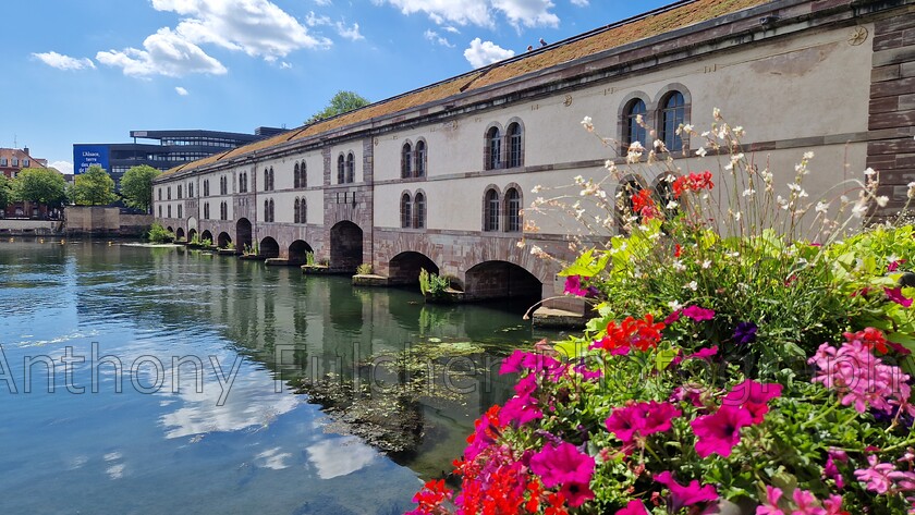 Strasbourg - Barrage Vauban 
 Taken in August 2022 of the Barrage Vauben in Strasbourg France 
 Keywords: strasbourg, Barrage Vauben, France, travel, scenic, landscape, bridge, river,