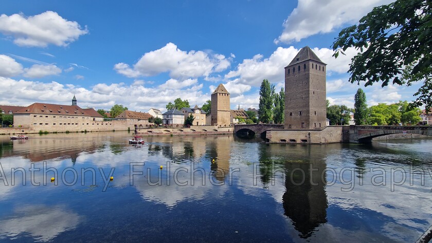 Strasbourg Pont Couverts 
 Pont Couverts in Strasbourg France, taken August 2022 
 Keywords: Pont couverts, strasbourg, france, city, river, travel, landmark,